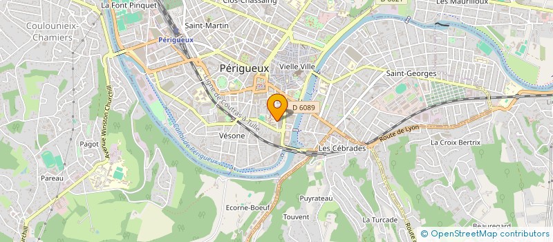 localisation de l'entreprise COLLEGE D'ETAT BERTRAN DE BORN  PERIGUEUX