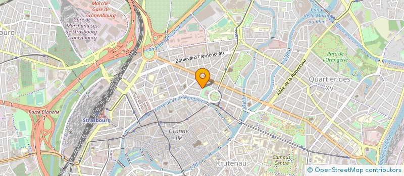 localisation de l'entreprise COLLEGE D ETAT FOCH à STRASBOURG