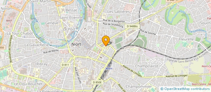 localisation de l'entreprise COLLEGE D'ETAT FONTANES  NIORT