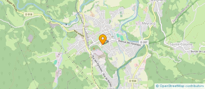 localisation de l'entreprise COLLEGE D'OSSAU à ARUDY