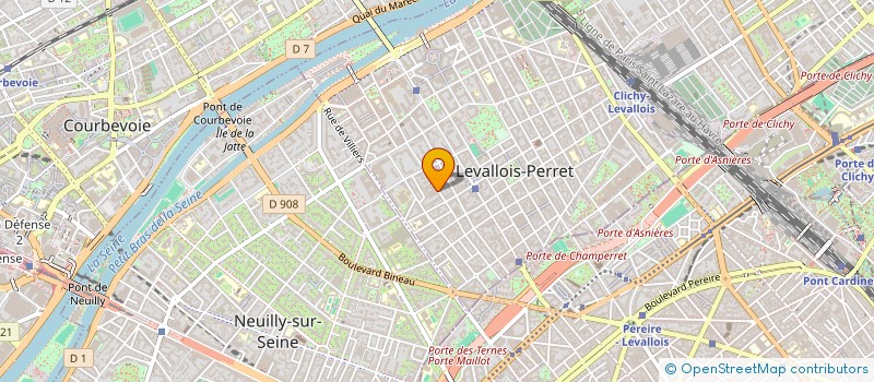 localisation de l'entreprise COLLEGE DANTON à LEVALLOIS-PERRET