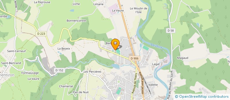 localisation de l'entreprise COLLEGE DE BELLIME à COURPIERE