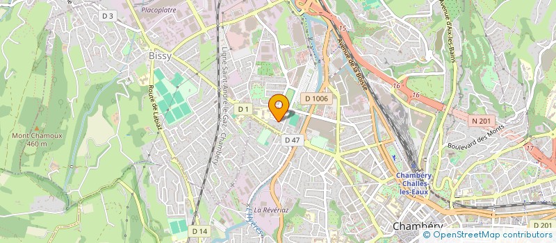 localisation de l'entreprise COLLEGE DE BISSY  CHAMBERY