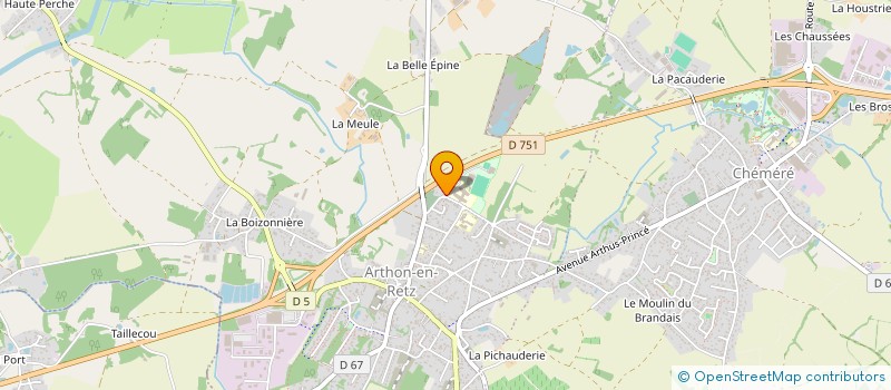 localisation de l'entreprise COLLEGE DE CHAUMES-EN-RETZ à CHAUMES-EN-RETZ