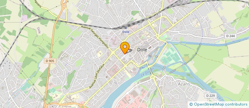 localisation de l'entreprise COLLEGE DE FMC DES PSYCHIATRES DE FC à DOLE