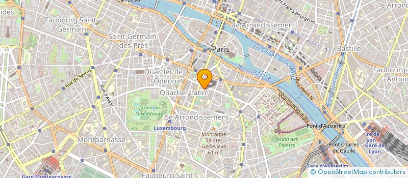 localisation de l'entreprise COLLEGE DE FRANCE  PARIS