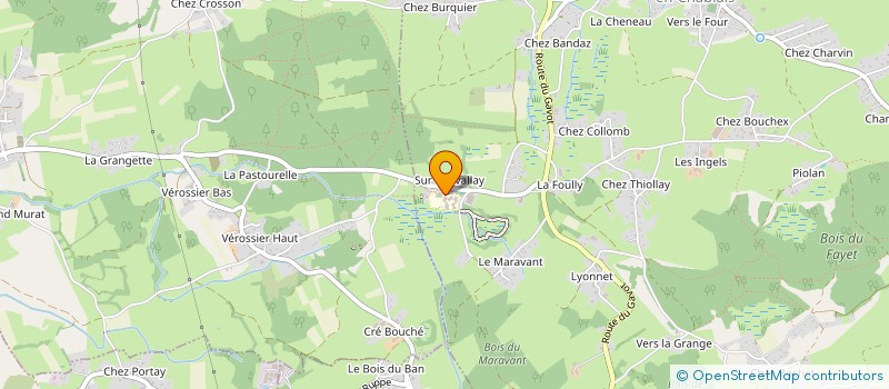 localisation de l'entreprise COLLEGE DE GAVOT  SAINT-PAUL-EN-CHABLAIS