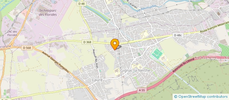 localisation de l'entreprise COLLEGE DE GIGNAC à GIGNAC-LA-NERTHE