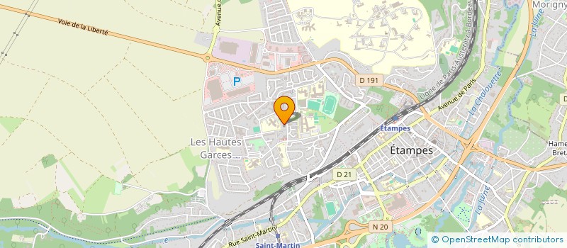 localisation de l'entreprise COLLEGE DE GUINETTE  ETAMPES