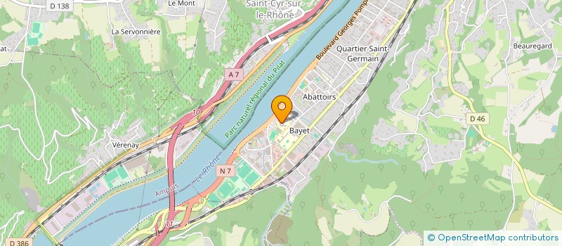 localisation de l'entreprise COLLEGE DE L'ISLE à VIENNE