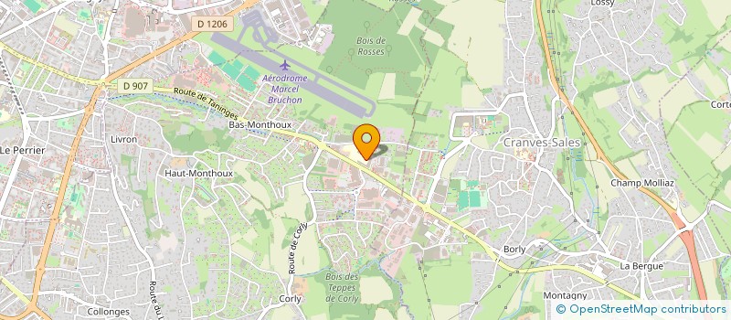 localisation de l'entreprise COLLEGE DE LA GELINE  VETRAZ-MONTHOUX