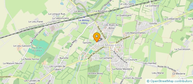 localisation de l'entreprise COLLEGE DE LA MINE  LE MOLAY-LITTRY