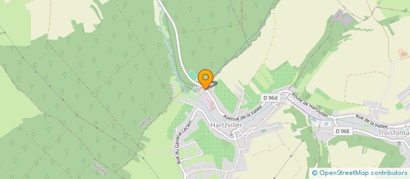 localisation de l'entreprise COLLEGE DE LA VALLEE DE BIEVRE  HARTZVILLER