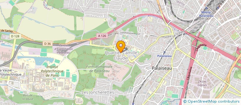 localisation de l'entreprise COLLEGE DE POLYTECHNIQUE à PALAISEAU