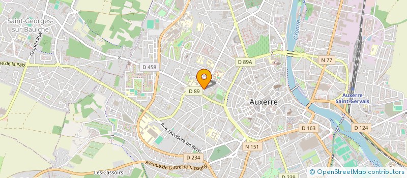 localisation de l'entreprise COLLEGE DENFERT ROCHEREAU  AUXERRE