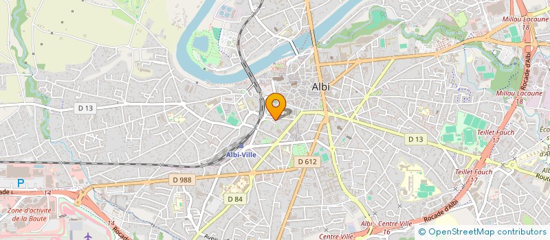 localisation de l'entreprise COLLEGE DEPART CEINTURES NOIRES DU TARN à ALBI