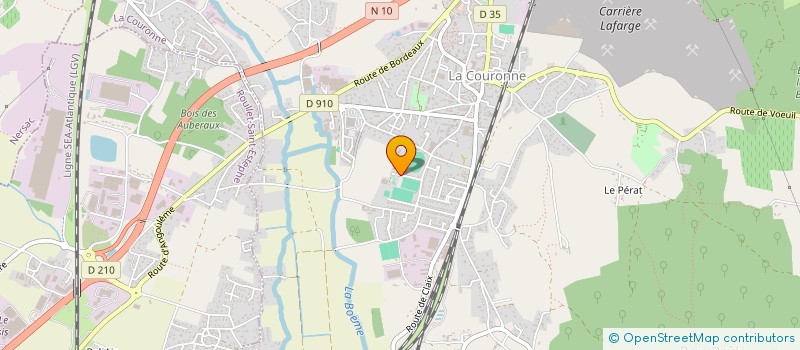 localisation de l'entreprise COLLEGE DEPARTEMENTAL à LA COURONNE