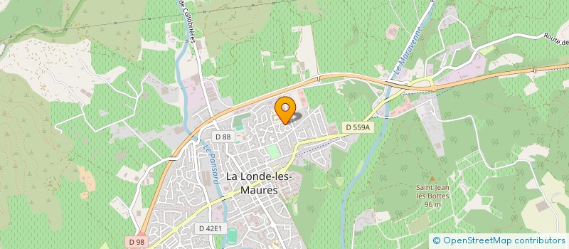 localisation de l'entreprise COLLEGE DEPARTEMENTAL DE LEUSSE à LA LONDE-LES-MAURES