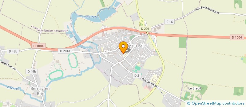 localisation de l'entreprise COLLEGE DEPARTEMENTAL DES REMPARTS  ROZAY-EN-BRIE