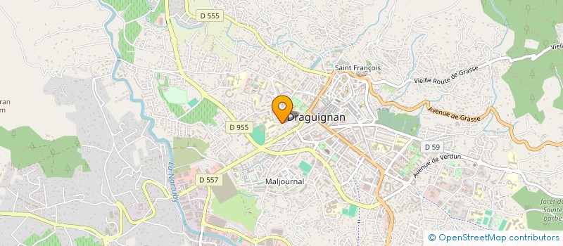 localisation de l'entreprise COLLEGE DEPARTEMENTAL GENERAL FERRIE  DRAGUIGNAN