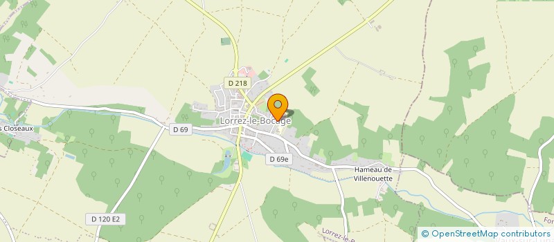 localisation de l'entreprise COLLEGE DEPARTEMENTAL JACQUES PREVERT à LORREZ-LE-BOCAGE-PREAUX