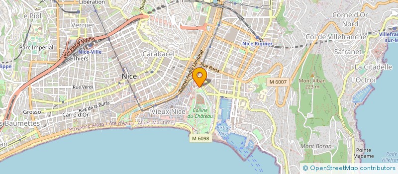 localisation de l'entreprise COLLEGE DEPARTEMENTAL SEGURANE à NICE