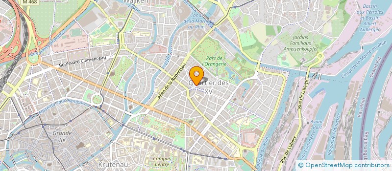 localisation de l'entreprise COLLEGE DES CLERCS ETRANGERS à STRASBOURG