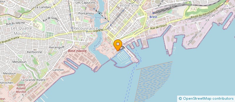 localisation de l'entreprise COLLEGE DES HAUTES ETUDES EN MEDECINE à BREST