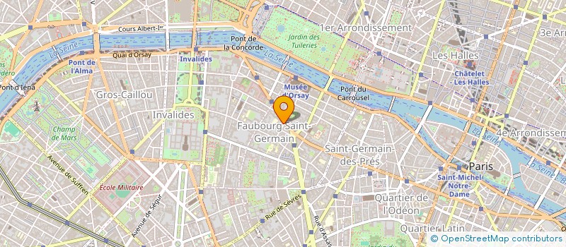 localisation de l'entreprise COLLEGE DES INGENIEURS  PARIS