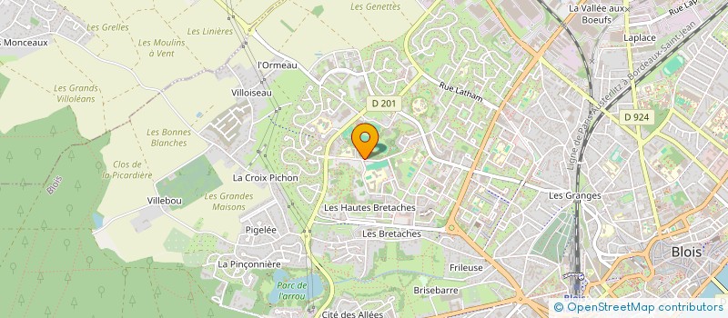 localisation de l'entreprise COLLEGE DES PSYCHOLOGUES DU LOIR-ET-CHER à BLOIS