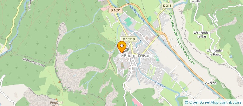 localisation de l'entreprise COLLEGE DES SIX VALLEES à LE BOURG-D'OISANS