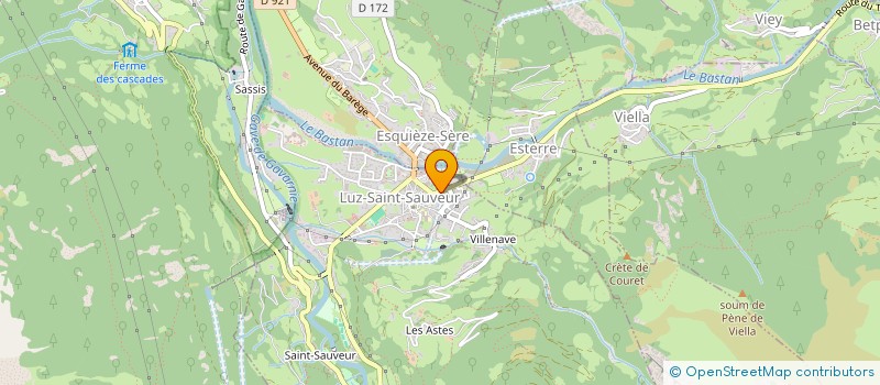 localisation de l'entreprise COLLEGE DES TROIS VALLEES  LUZ-SAINT-SAUVEUR