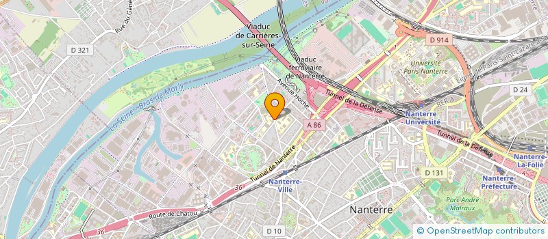 localisation de l'entreprise COLLEGE DOUCET-PERRIN à NANTERRE