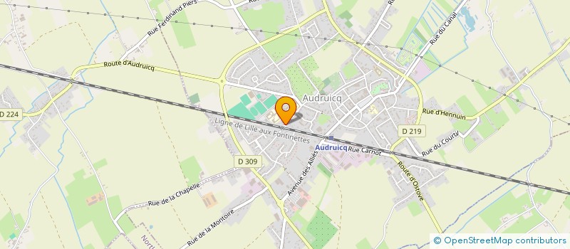 localisation de l'entreprise COLLEGE DU BREDENARDE à AUDRUICQ