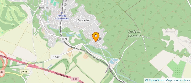 localisation de l'entreprise COLLEGE DU CHAUDRON DES DRUIDES  PRESLES