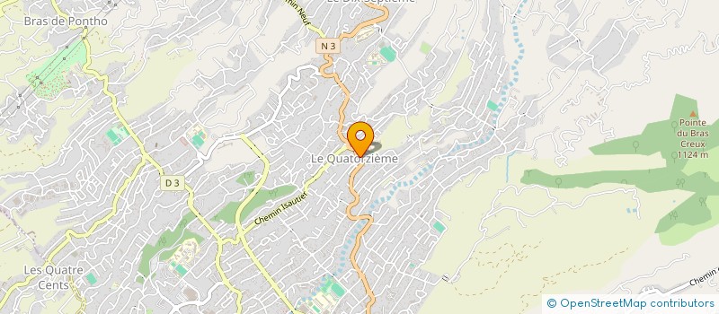 localisation de l'entreprise COLLEGE DU DOUZIEME KM  LE TAMPON