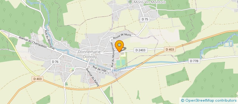 localisation de l'entreprise COLLEGE DU MONTOIS à DONNEMARIE-DONTILLY