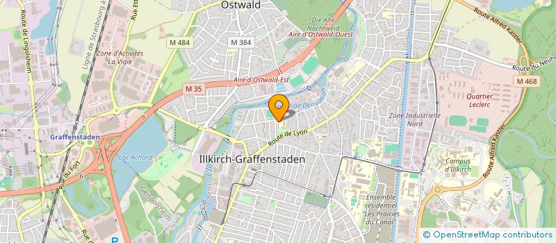 localisation de l'entreprise COLLEGE DU PARC  ILLKIRCH-GRAFFENSTADEN
