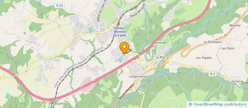 localisation de l'entreprise COLLEGE DU PARMELAN à GROISY