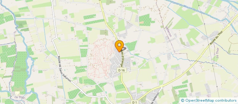 localisation de l'entreprise COLLEGE DU PAYS DES SORGUES  LE THOR