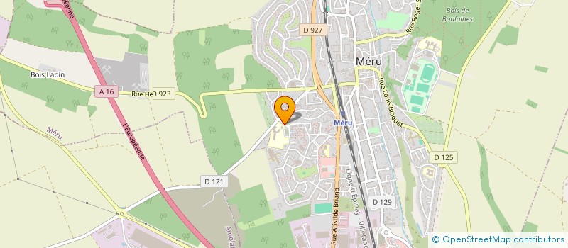 localisation de l'entreprise COLLEGE DU THELLE  MERU