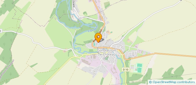 localisation de l'entreprise COLLEGE DU VAL D ORNOIS à GONDRECOURT-LE-CHATEAU
