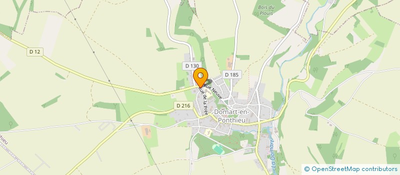 localisation de l'entreprise COLLEGE DU VAL NIEVRE  DOMART-EN-PONTHIEU