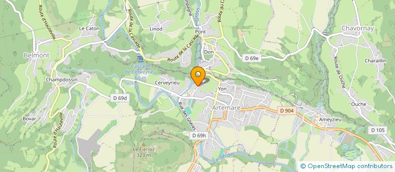 localisation de l'entreprise COLLEGE DU VALROMEY à ARTEMARE