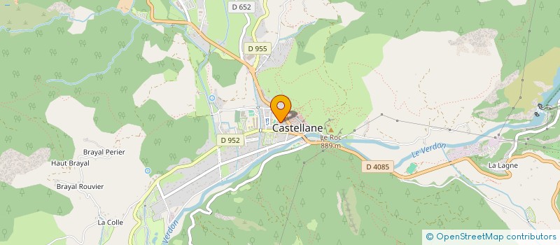 localisation de l'entreprise COLLEGE DU VERDON à CASTELLANE