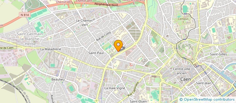 localisation de l'entreprise COLLEGE DUNOIS à CAEN