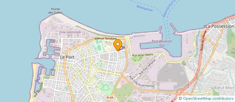 localisation de l'entreprise COLLEGE EDMOND ALBIUS  LE PORT