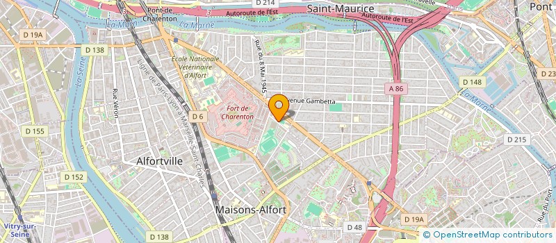 localisation de l'entreprise COLLEGE EDOUARD HERRIOT  MAISONS-ALFORT