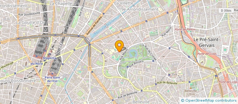 localisation de l'entreprise COLLEGE EDOUARD PAILLERON  PARIS