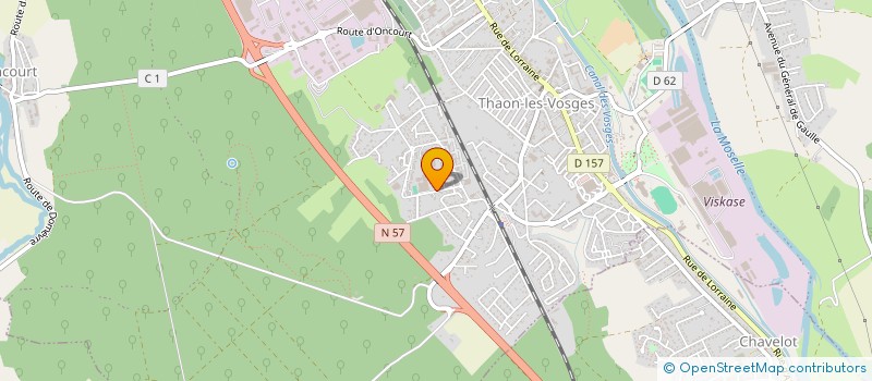 localisation de l'entreprise COLLEGE ELSA TRIOLET  THAON-LES-VOSGES